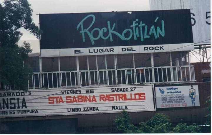 Fachada del foro rockotitlan